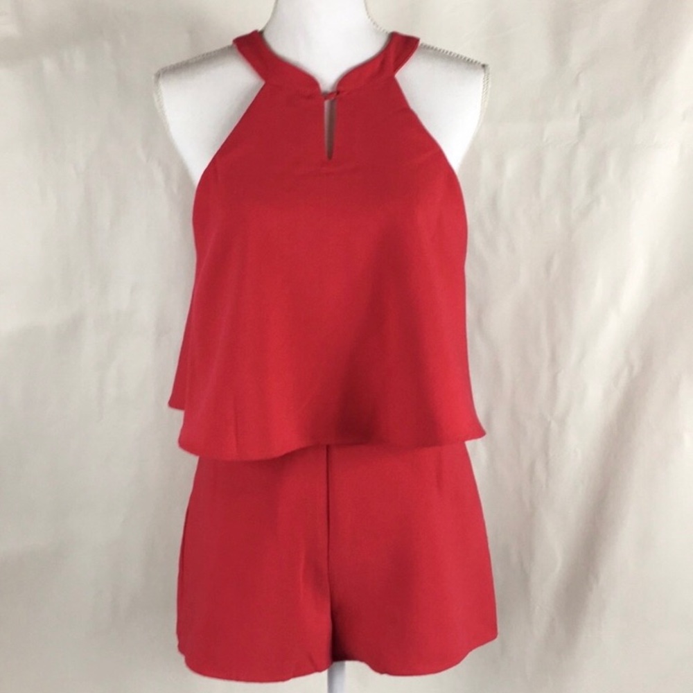 J.O.A. Red Romper